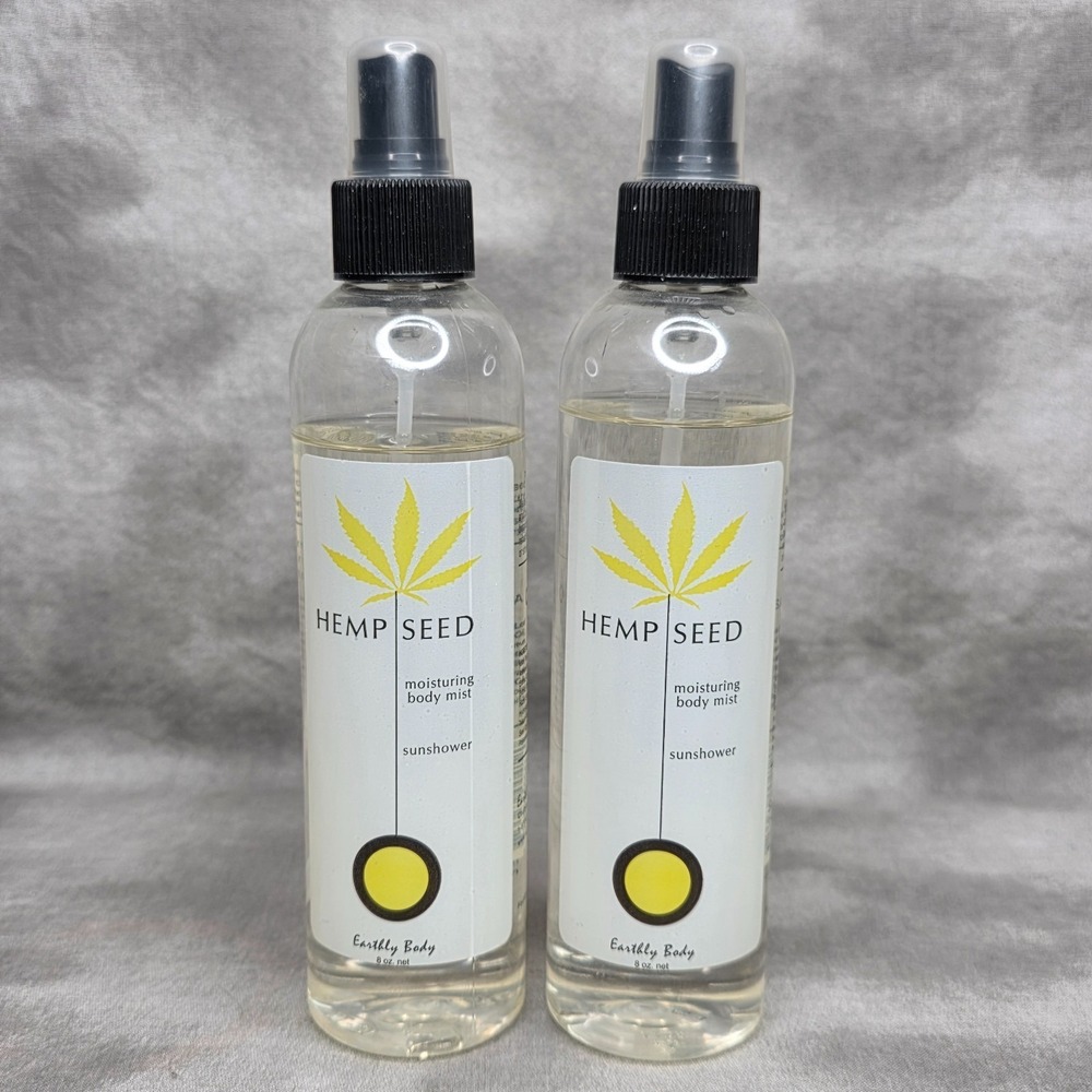 (X2) Earthly Body Hemp Seed 'Sunshower' Moisturizing Body Mist 8 oz